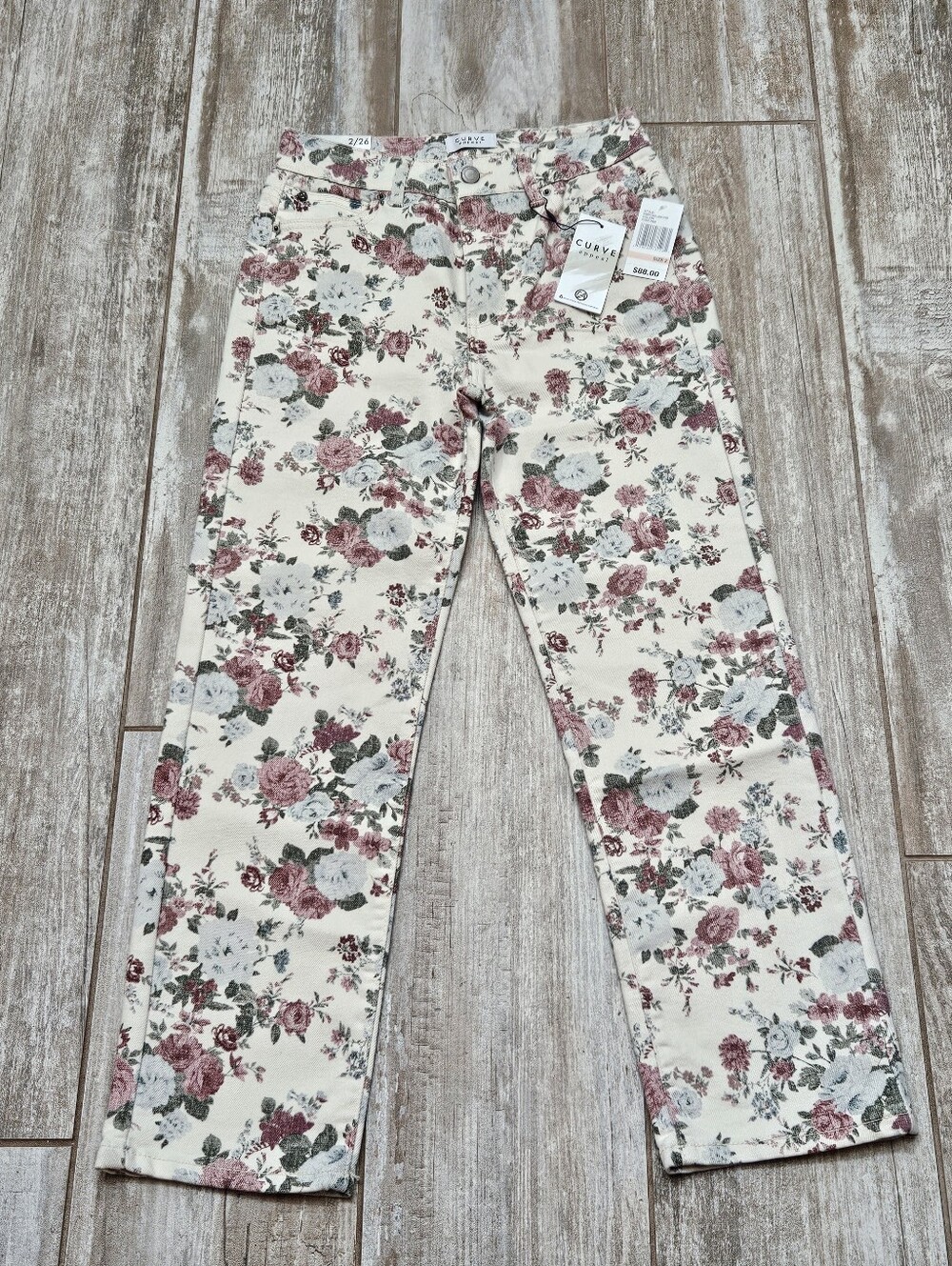 Curve Appeal Floral Print Pants
